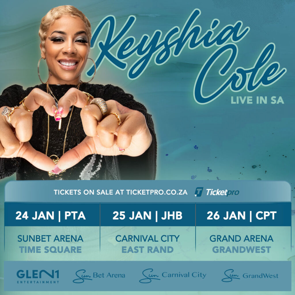 KEYSHIA COLE: LIVE IN SOUTH AFRICA TOUR   IMPACTED DUE TO LA FIRE