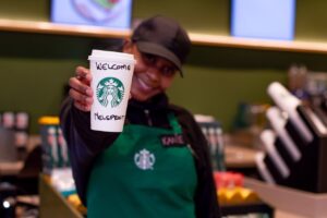 Coffee and connection at Starbucks Nelspruit