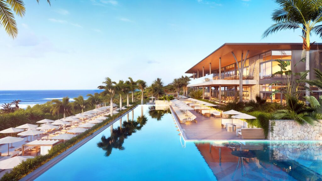 Render - Club Med SA Beach Resort main pool Render - Club Med SA Beach Resort main pool
