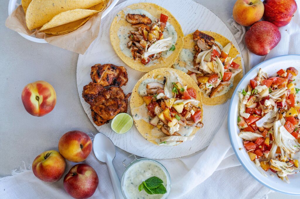 Cheese and stone fruit – a beautiful summer friendship