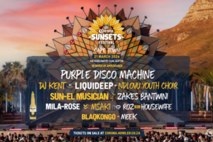 GRAMMY AWARD WINNERS PURPLE DISCO MACHINE & ZAKES BANTWINI, JOINED BY SUN-EL MUSICIAN, MSAKI & NDLOVU YOUTH CHOIR TO HEADLINE CORONA SUNSETS FESTIVAL CAPE TOWN