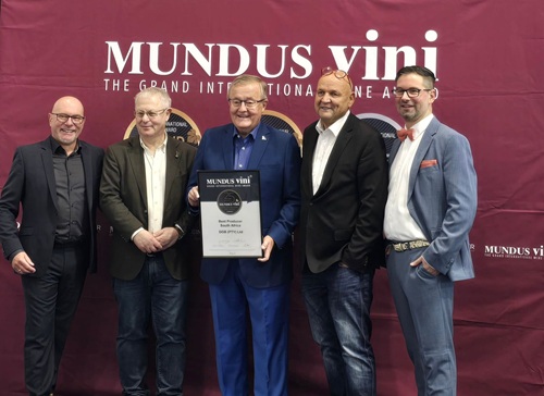 Mundus Vini Best Producer South Africa Over the Past 25 Years Award